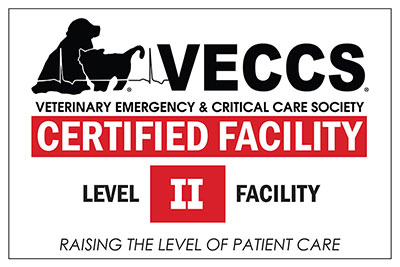 Veterinary Emergency & Critical Care Society Certified Level II Facility